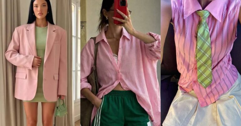Aposta elegante: Como combinar rosa e verde para criar um visual sofisticado