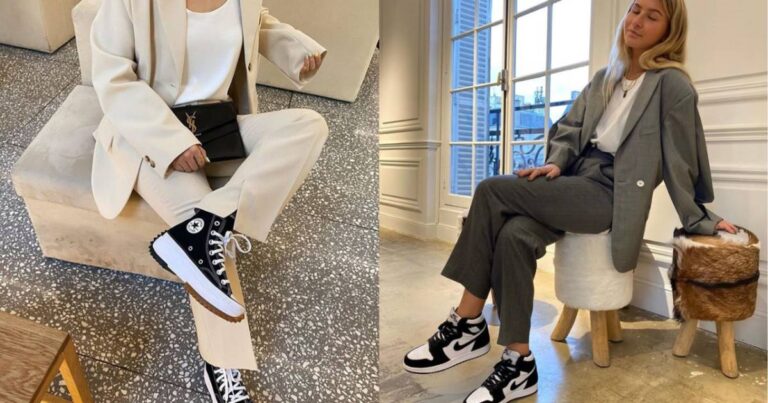 Tênis abotinado ganha espaço no trabalho como alternativa elegante ao salto alto