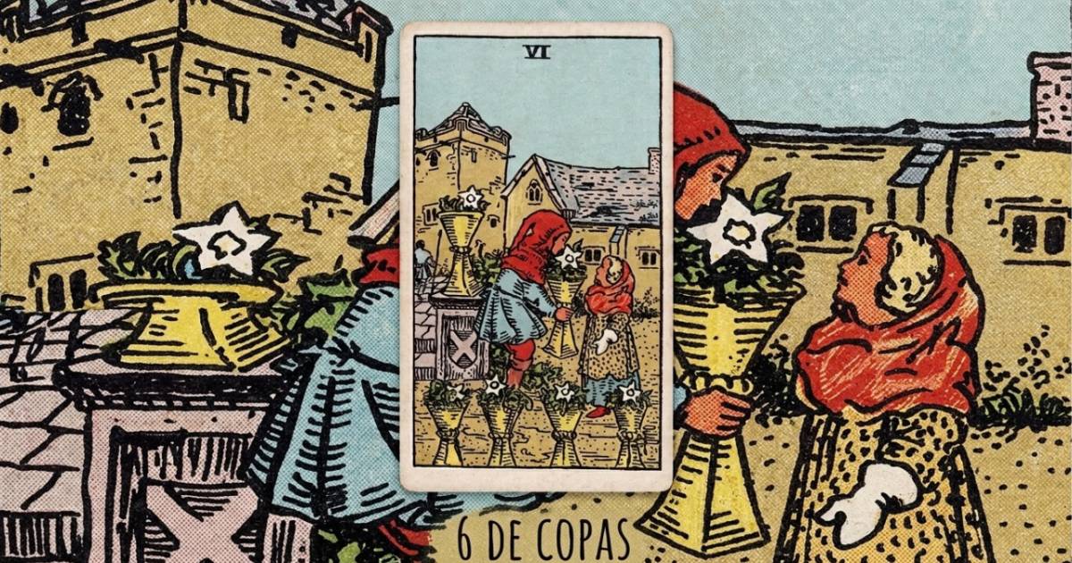 Carta do tarô de hoje: o significado do 6 de Copas no Dia das Crianças